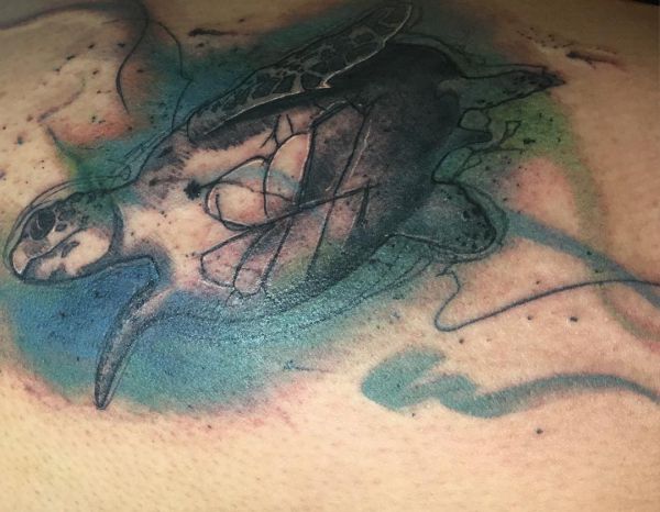 25 turtles tattoo concepts: photos and meanings