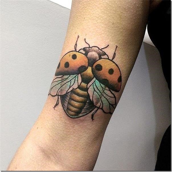 Ladybug tattoos