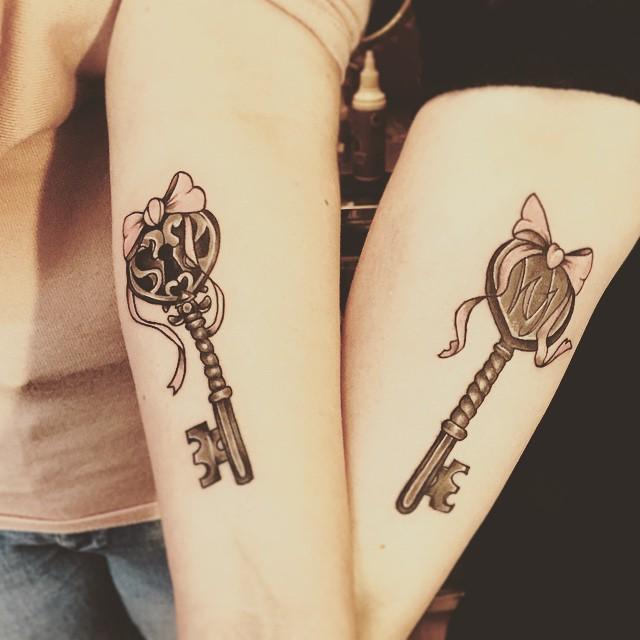 80 Tattoos of friendship for many who share confidences