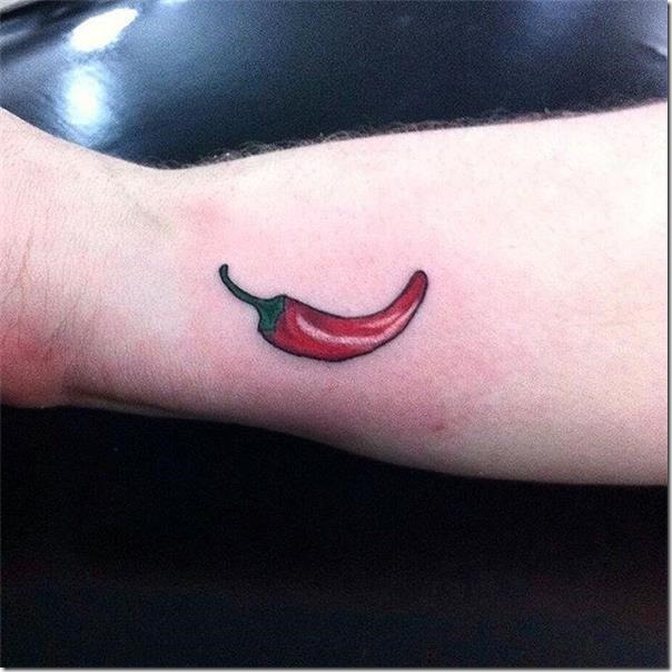 Inventive and provoking pepper tattoos