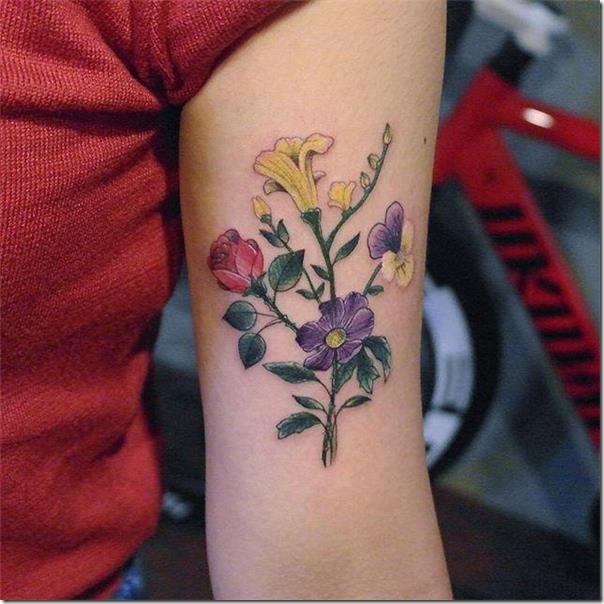 70 inventive flower tattoo recommendations and get impressed