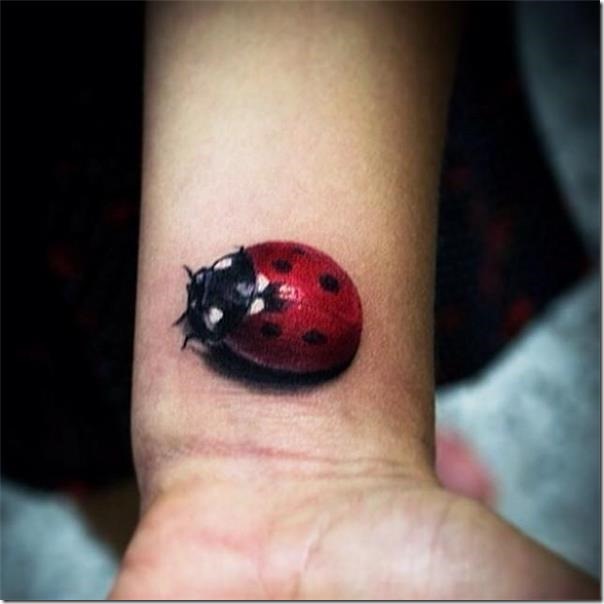 Ladybug tattoos