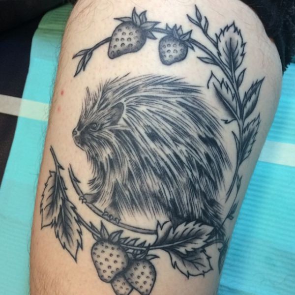 Hedgehog tattoo designs with meanings 20 concepts Nexttattoos