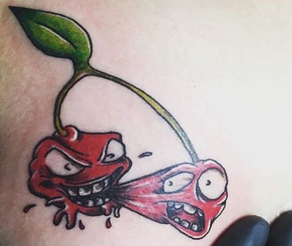 Cherry Tattoo - Which means of the motives and funky designs