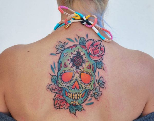 Sugar Cranium Tattoos: 23 concepts with that means