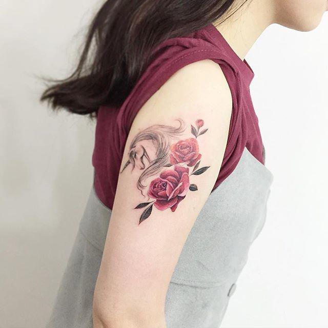 130 Feminine Tattoos on Arm