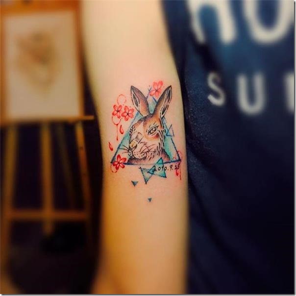 Stunning and galvanizing rabbit tattoos