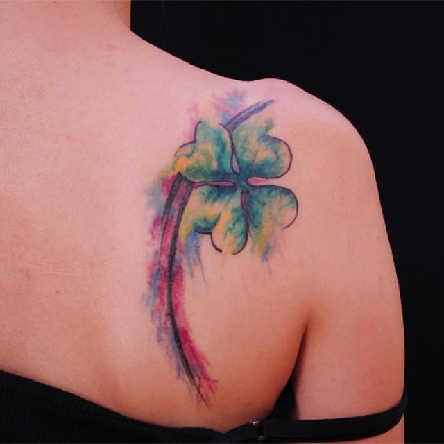 65 Inventive and Inspiring Clover Tattoos