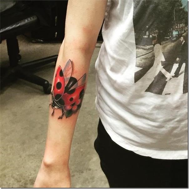 Ladybug tattoos