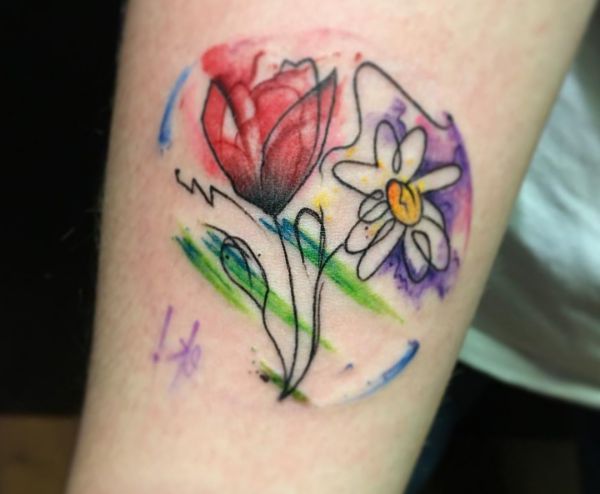 33 stunning daisy tattoos and their meanings