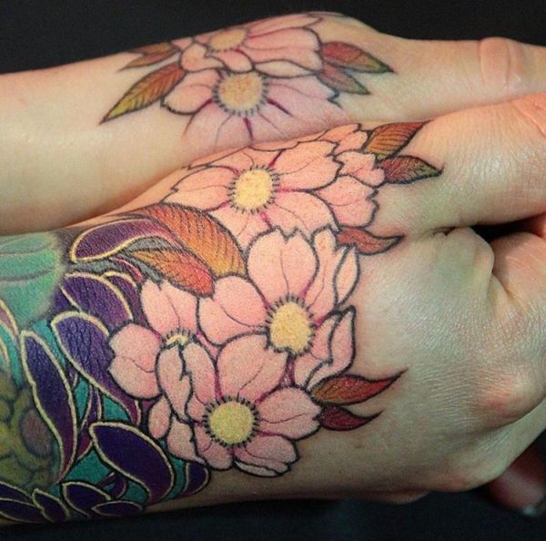 Cherry Blossom Tattoo Designs with meanings - 15 concepts