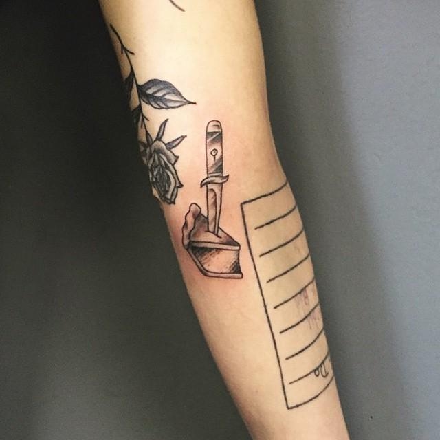 65 Tattoos for Meals and Gastronomy Lovers