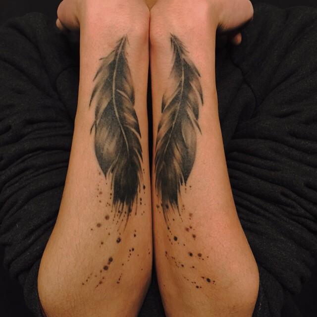 70 Feather Tattoos