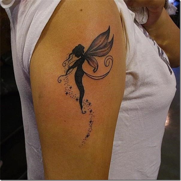 Lovely and galvanizing fairy tattoos