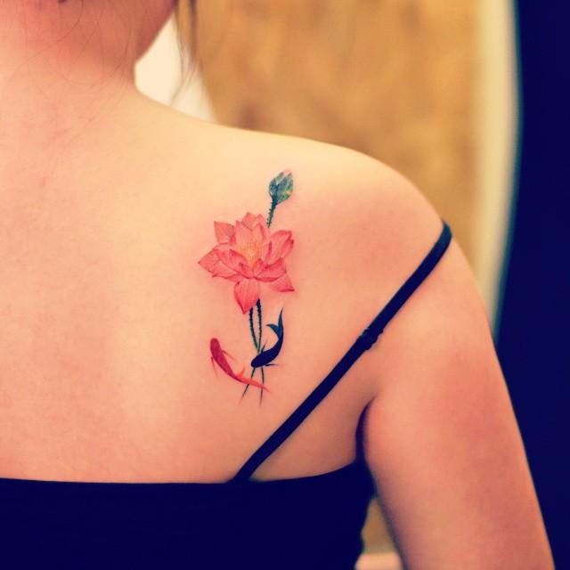 65 Stunning and Inspiring Lotus Flower Tattoos