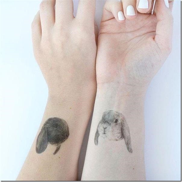 Stunning and galvanizing rabbit tattoos