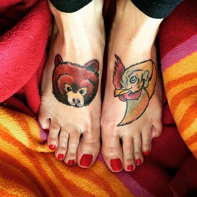 100 Tattoos on the Foot - Stunning and Inspiring Photographs