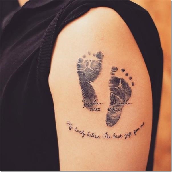 Household tattoos that characterize the union of family members