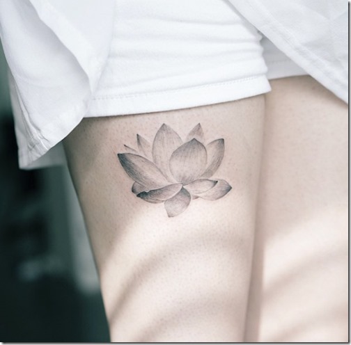 50+ Wonderful Lotus Flower Tattoo Designs