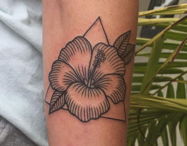 Hibiscus Tattoo Designs with meanings - 15 concepts