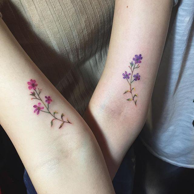 80 Tattoos of friendship for many who share confidences