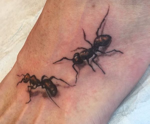 Ants Tattoos: meanings and concepts