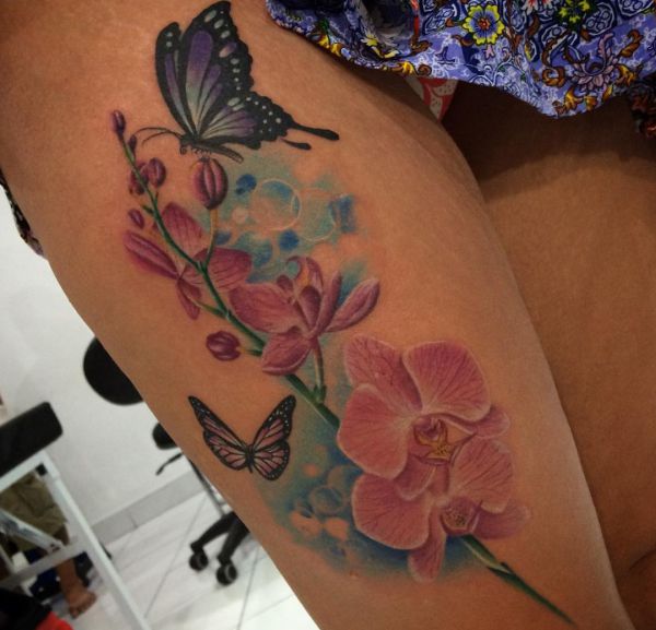 Orchid Tattoos - 25 Concepts, Meanings and Designs