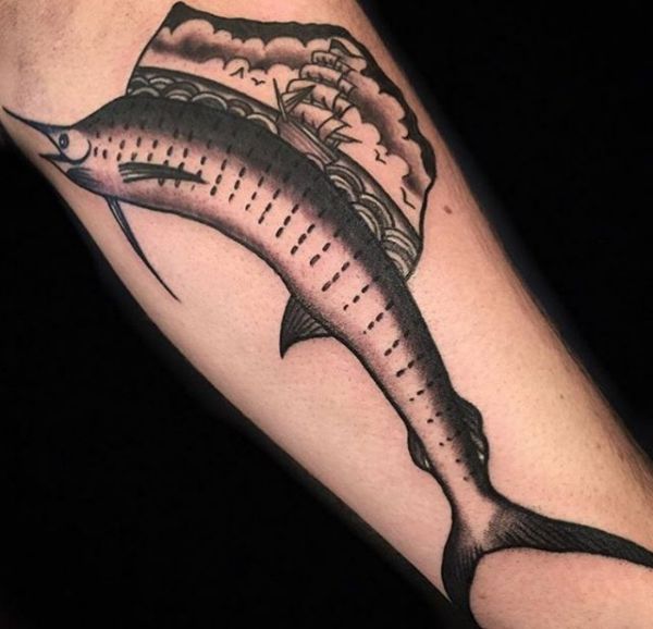 Swordfish Tattoos: meanings and concepts