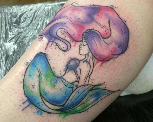 Mermaid tattoo meanings and constructions