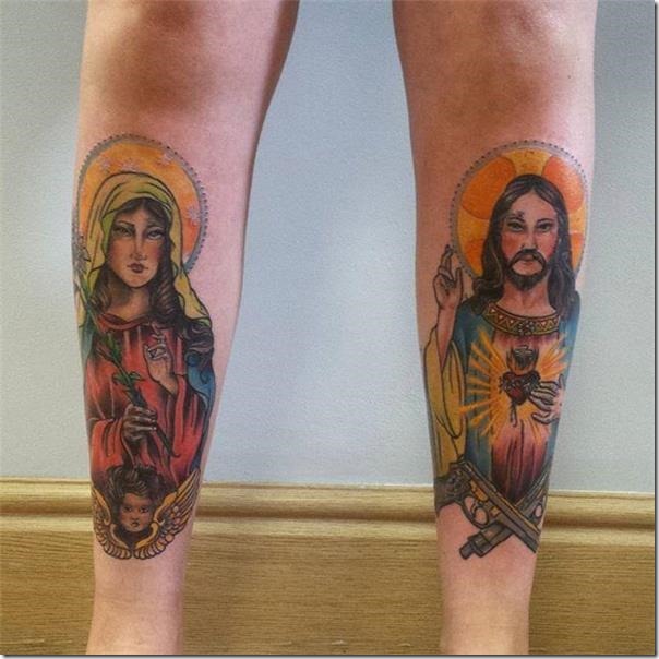 Males's Tattoos on the Leg (finest pictures!)