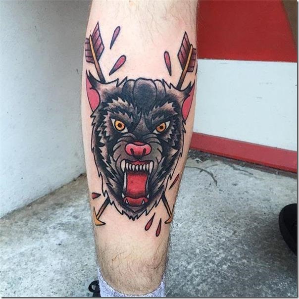 Males's Tattoos on the Leg (finest pictures!)