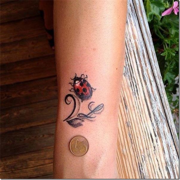 Ladybug tattoos