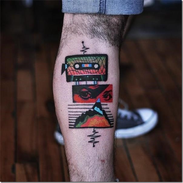 Males's Tattoos on the Leg (finest pictures!)