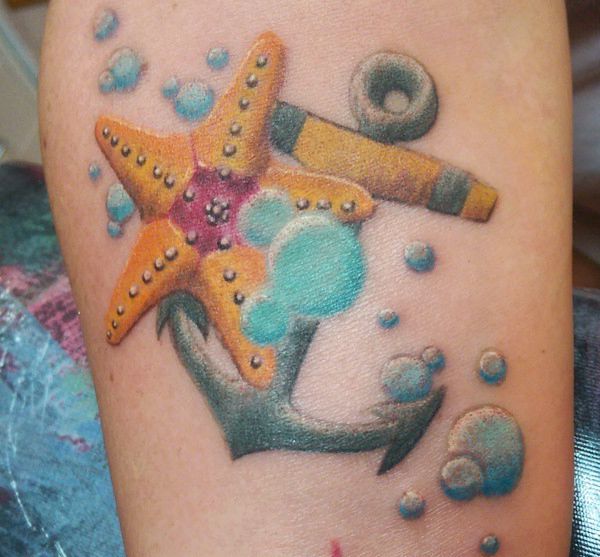 Starfish tattoo designs and concepts with which means