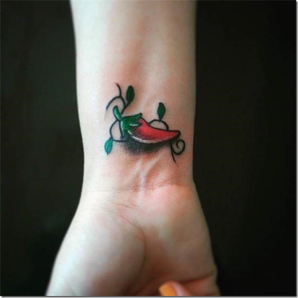 Inventive and provoking pepper tattoos