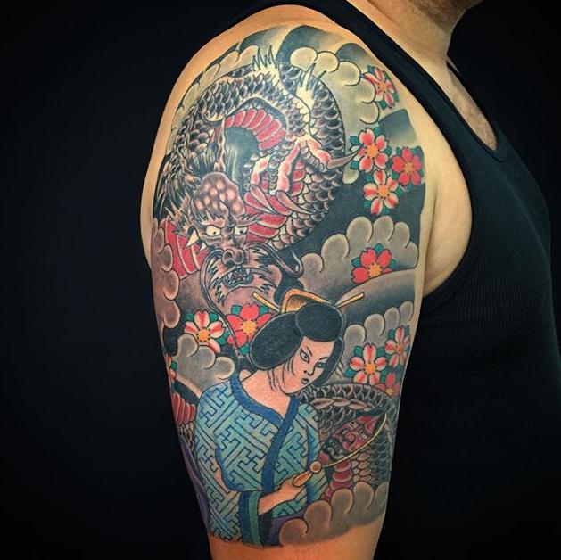 65 Stunning and Inspiring Geisha Tattoos