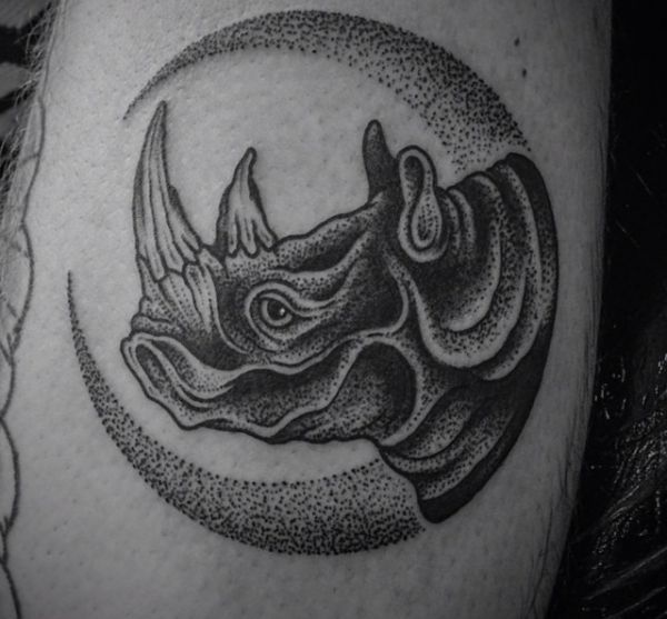 Rhino Tattoo Designs with Meanings - 26 Concepts