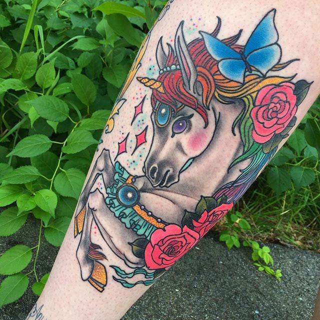 70 Unicorn Tattoos (probably the most stunning pictures!)