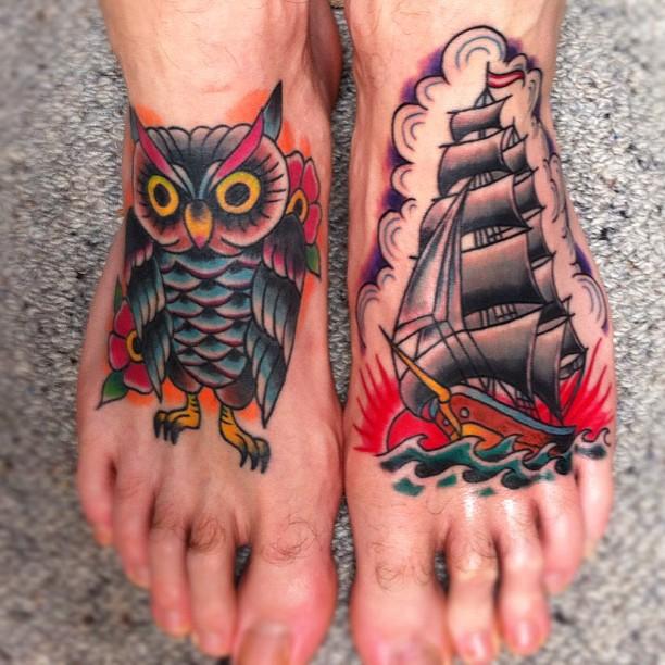 100 Tattoos on the Foot - Stunning and Inspiring Photographs