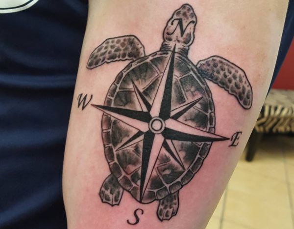 25 turtles tattoo concepts: photos and meanings