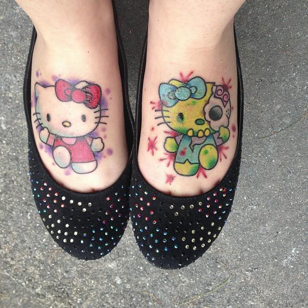 100 Tattoos on the Foot - Stunning and Inspiring Photographs