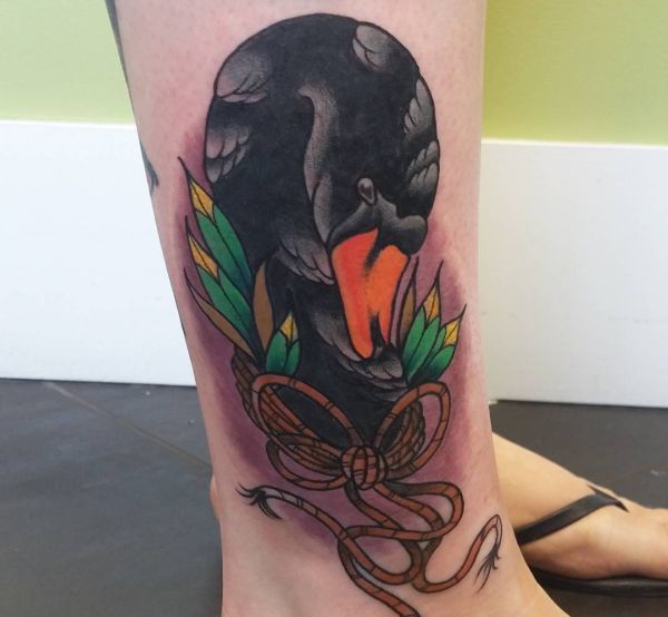 18 stunning swan tattoos and their that means