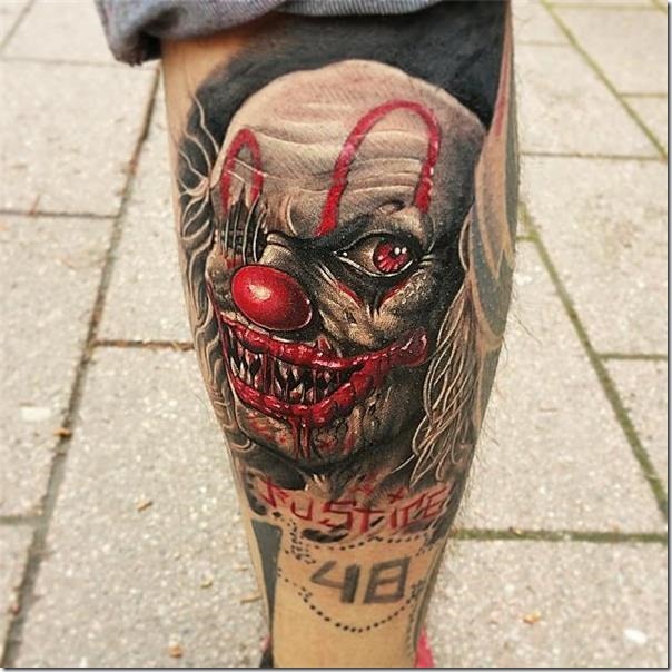 Males's Tattoos on the Leg (finest pictures!)