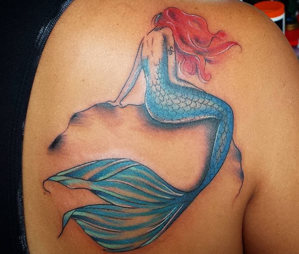 Mermaid tattoo meanings and constructions