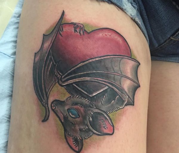 25 fascinated bat tattoos and their meanings