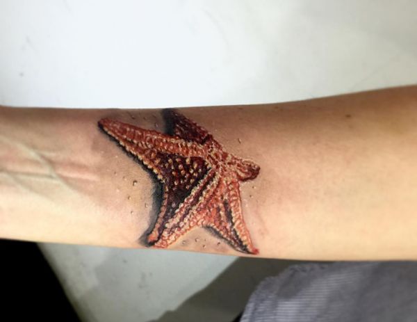 Starfish tattoo designs and concepts with which means