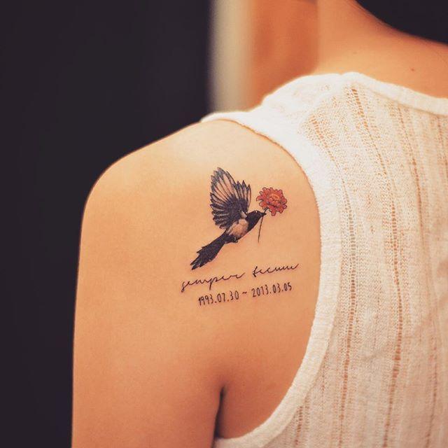 180 Delicate Feminine Tattoos - Lovely Photos