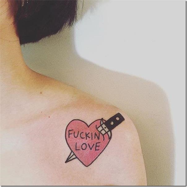 Lovely and Inspiring Coronary heart Tattoos