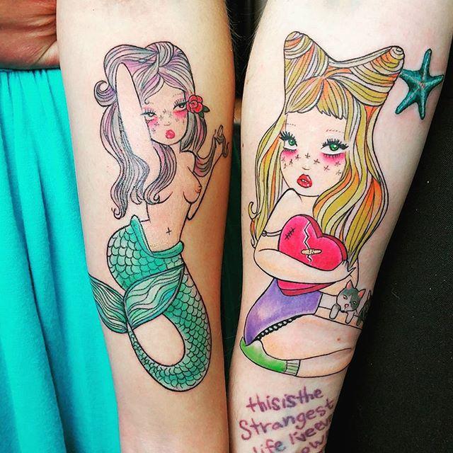 80 Tattoos of friendship for many who share confidences