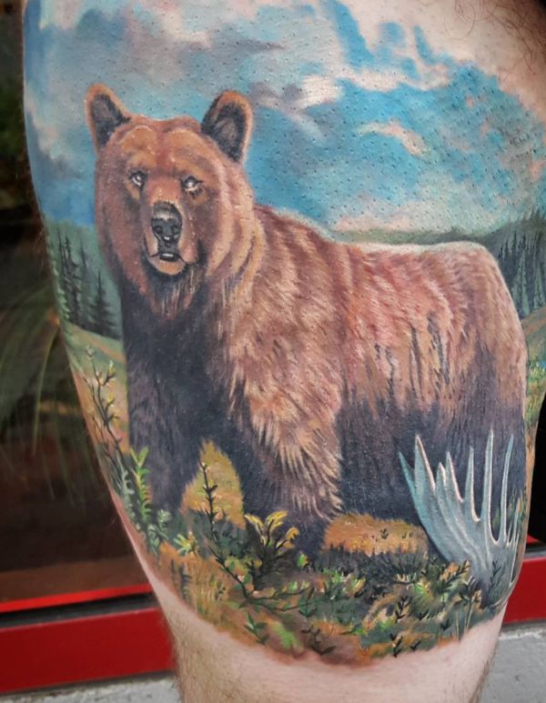 22 bear tattoo concepts - footage and that means